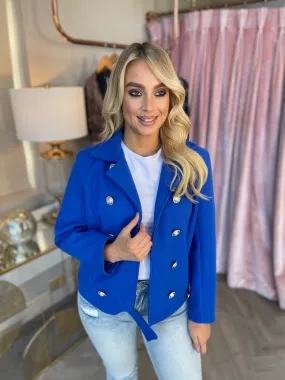 Blue Military Jacket