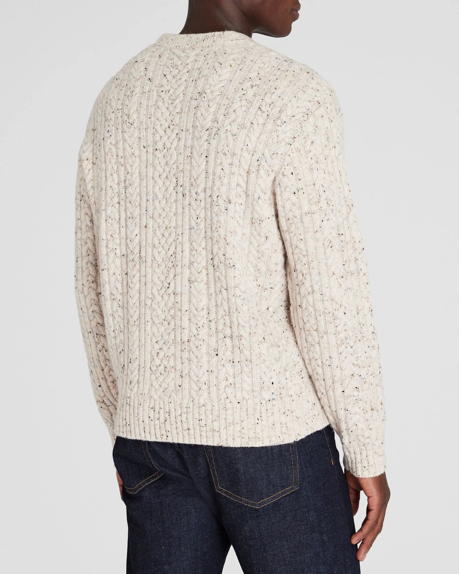 Chunky Cable Crewneck