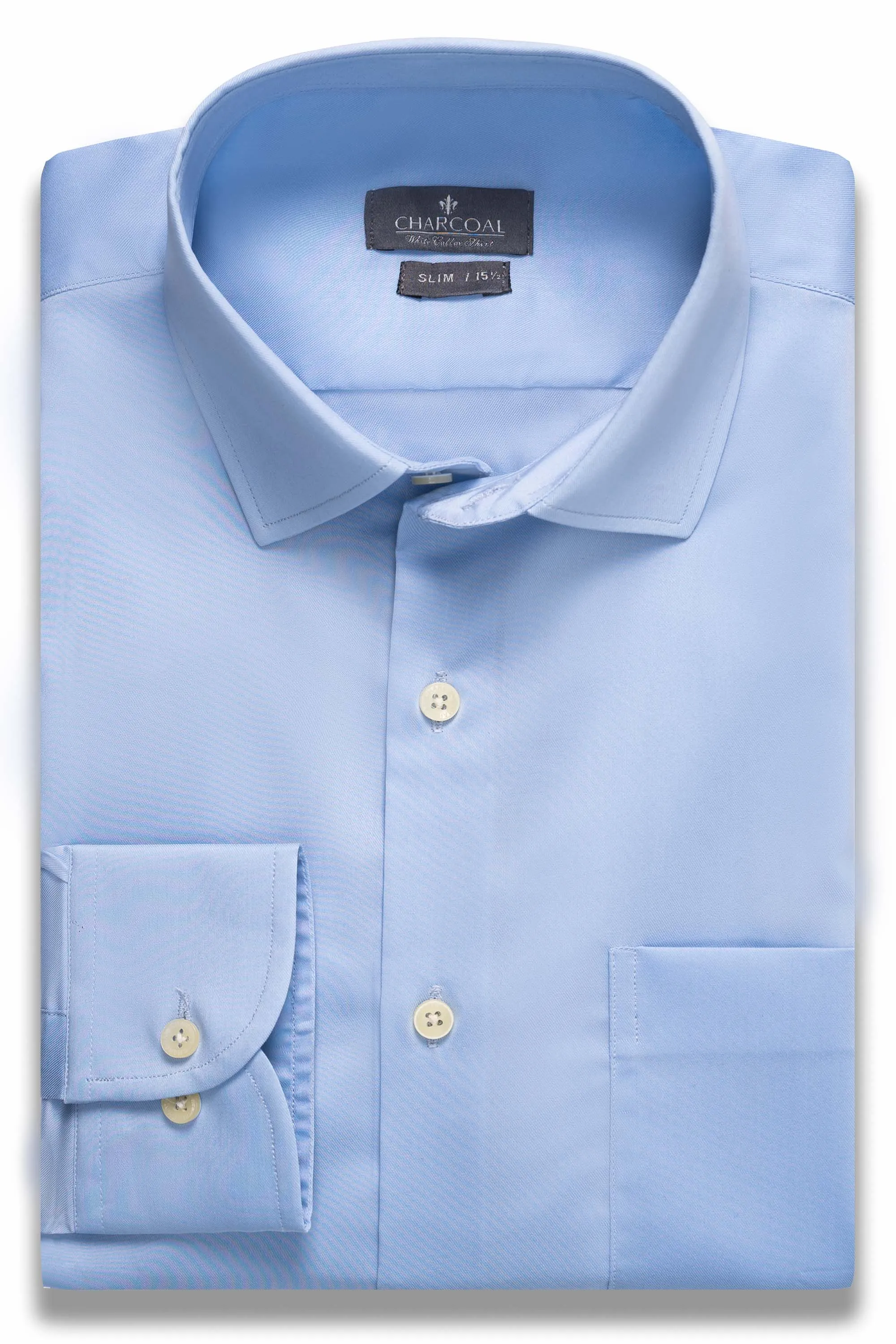 DRESS SHIRT BLU CHAMBREY