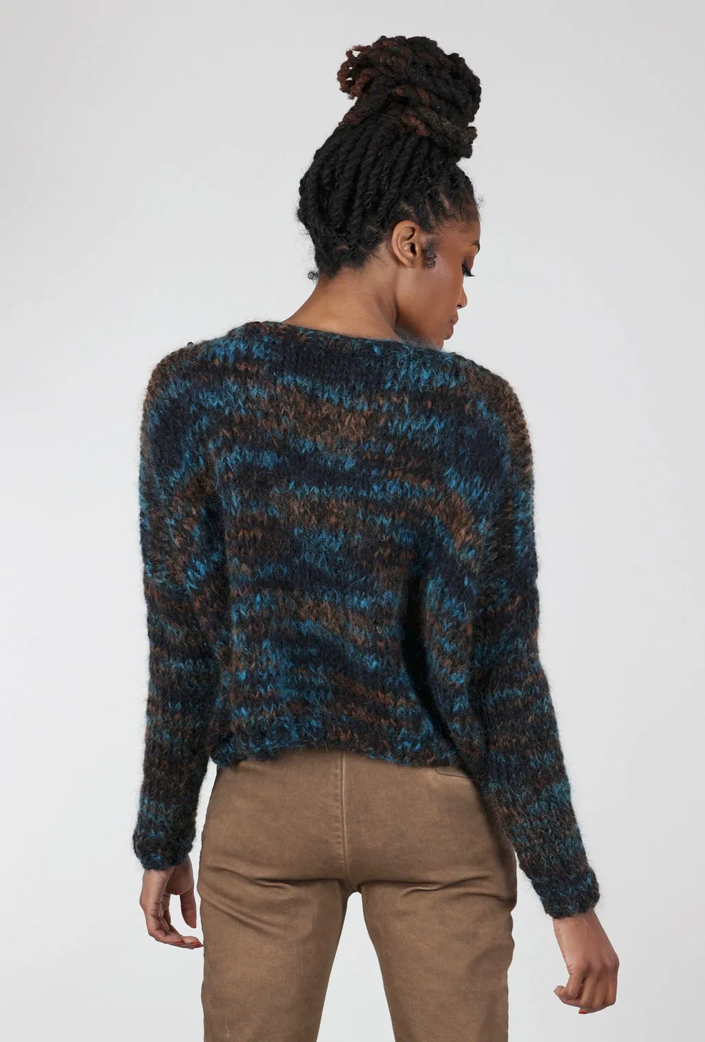 Hand-Knit Kurt Sweater, Rust