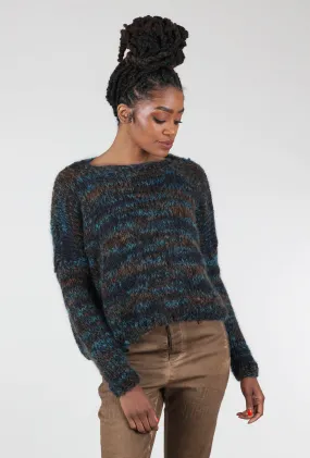 Hand-Knit Kurt Sweater, Rust