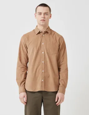 Norse Projects Osvald Corduroy Shirt - Utility Khaki Beige