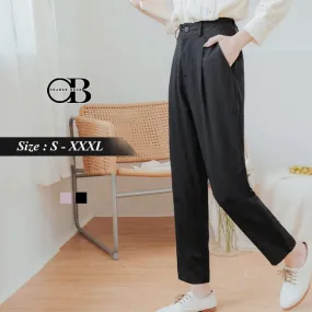 PLAIN STRAIGHT TUBE SUIT PANTS