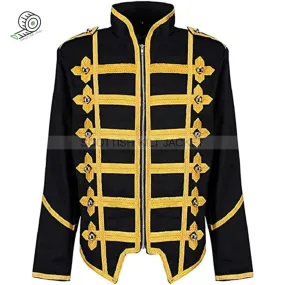 Steampunk Emo Punk Goth Military Jacket