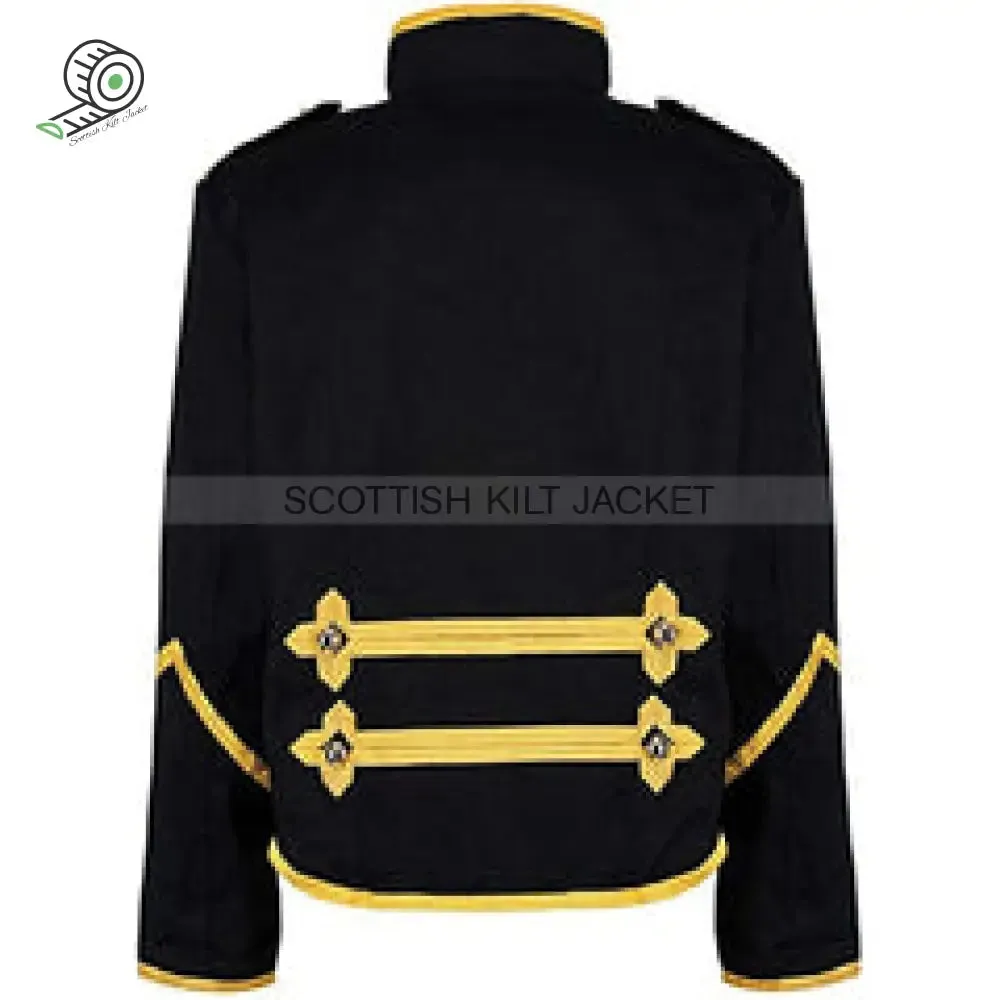 Steampunk Emo Punk Goth Military Jacket