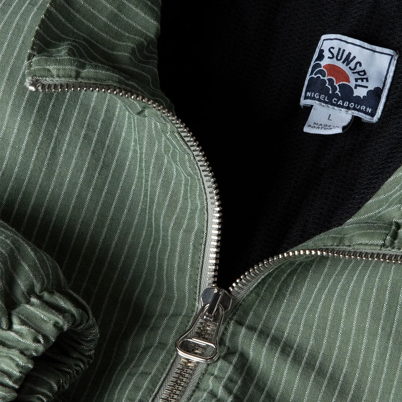 Sunspel x Nigel Cabourn Ripstop Army Jacket Army Green