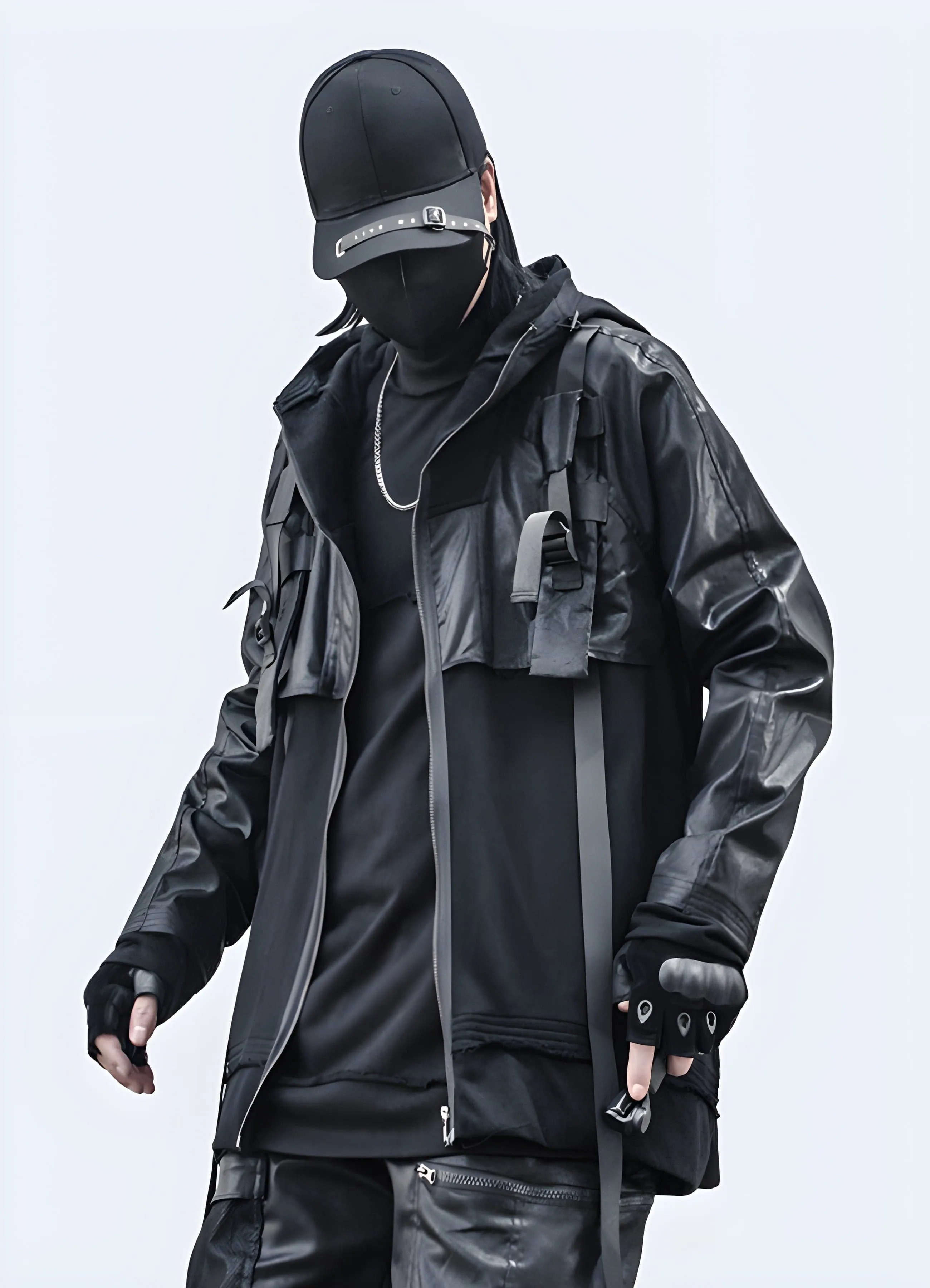 Techwear Leather Jacket