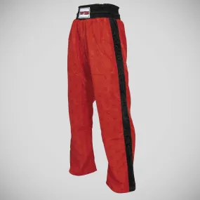 Top Ten Adult Classic Kickboxing Pants Red/Black