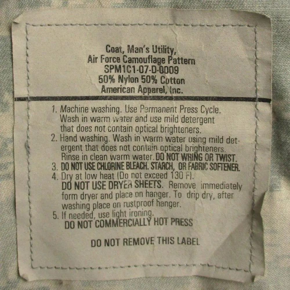 USGI Air Force ABU Utility Coat