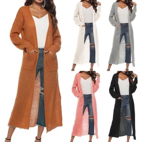 VenusFox Plus Size Autumn Winter Women Long Sleeve Knitwear Kimono Sweater Cardigans