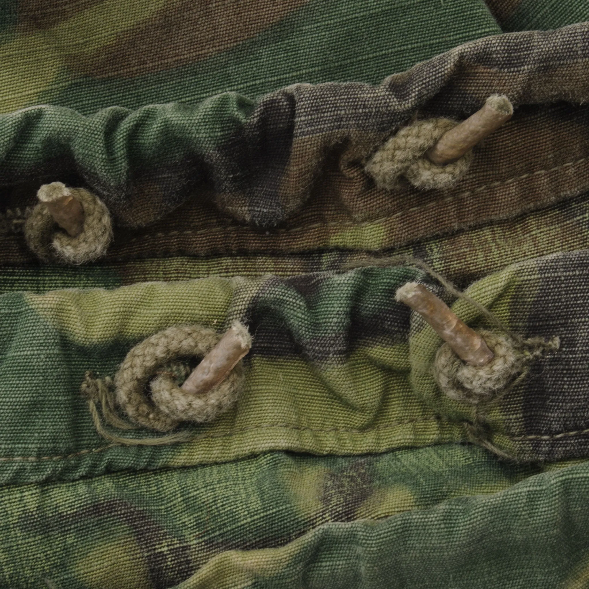 VINTAGE US ARMY TROPICAL COMBAT TROUSERS PANTS WOODLAND CAMO VIETNAM WAR 1968 SIZE XL REGULAR