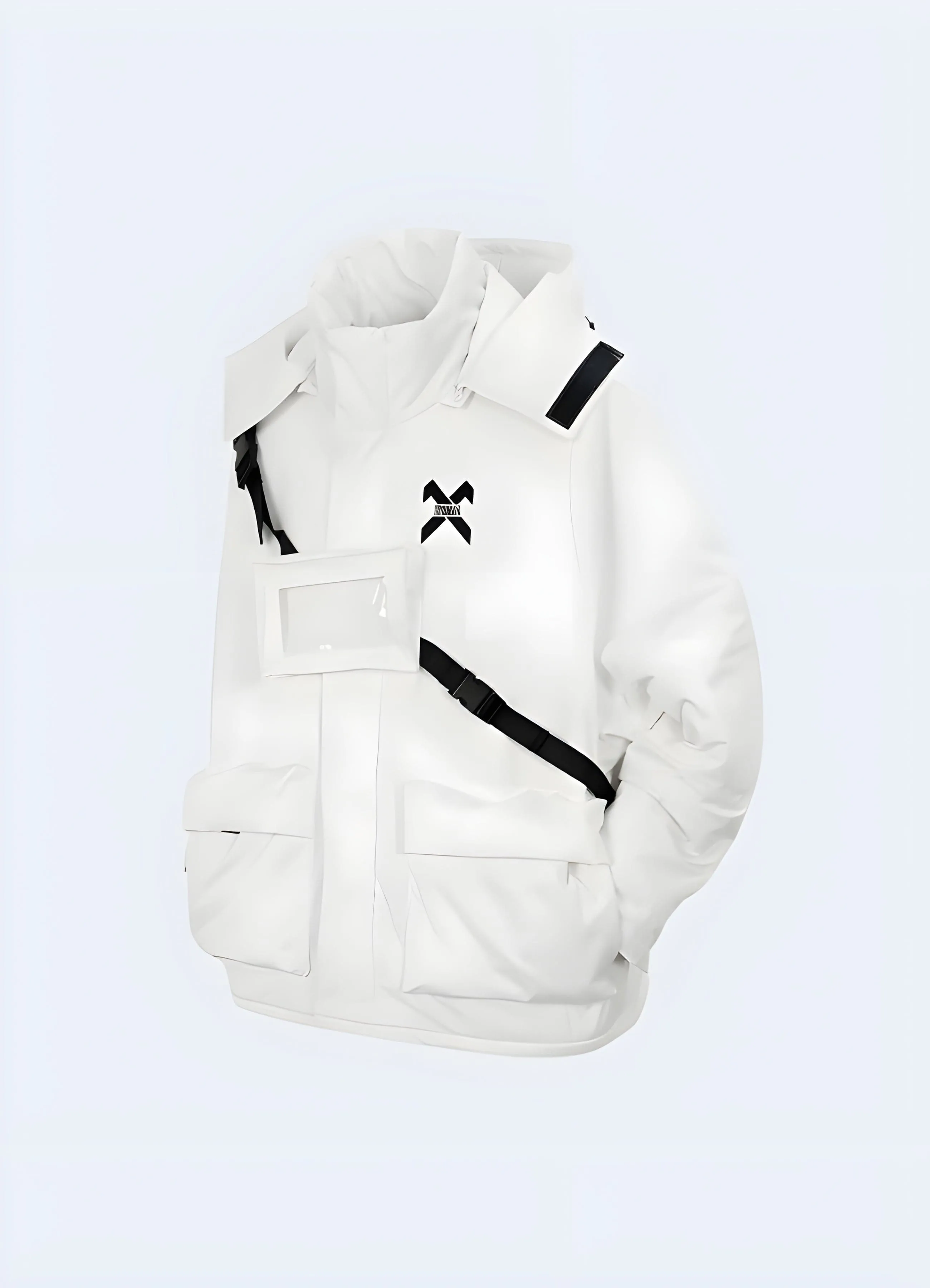 White Techwear Jacket