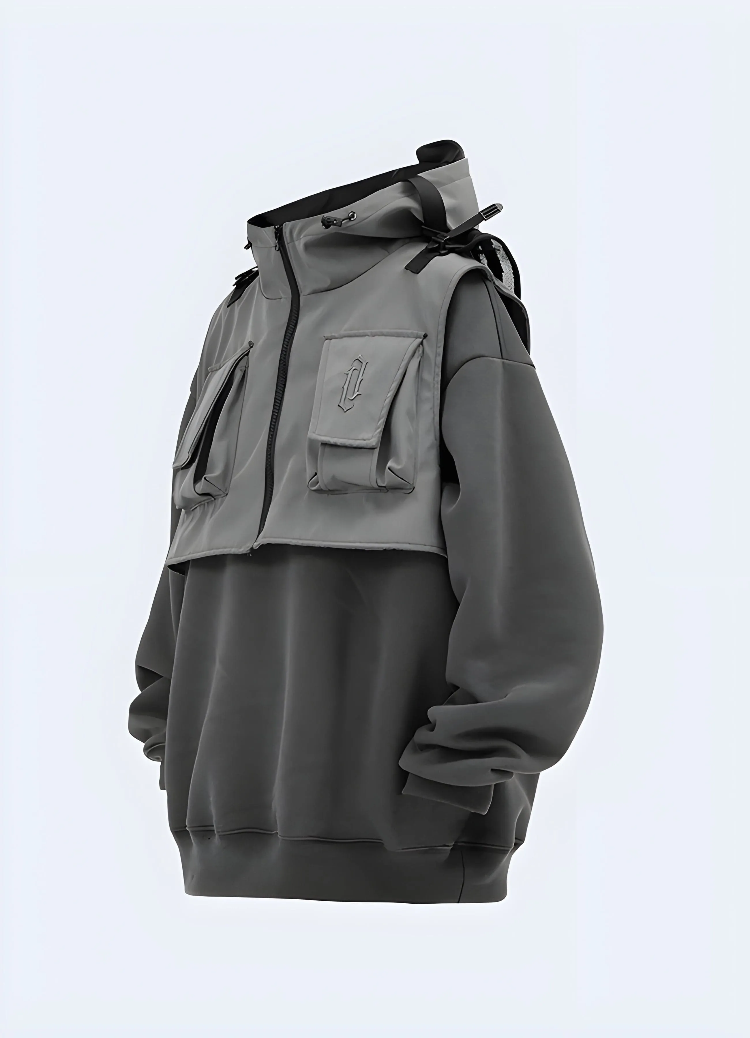 Woman Techwear Hoodie Jacket