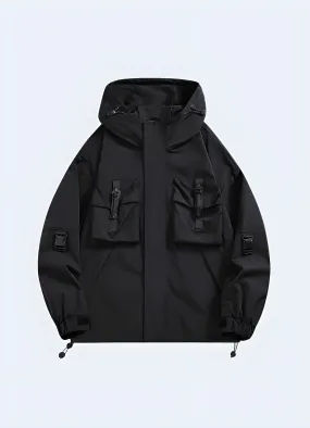 Woman Techwear Hoodie Jacket