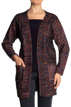 Women's Long Cardigan Multi Colour Soft Quality Stretch Fabric With Pockets Sizes XL-XXL