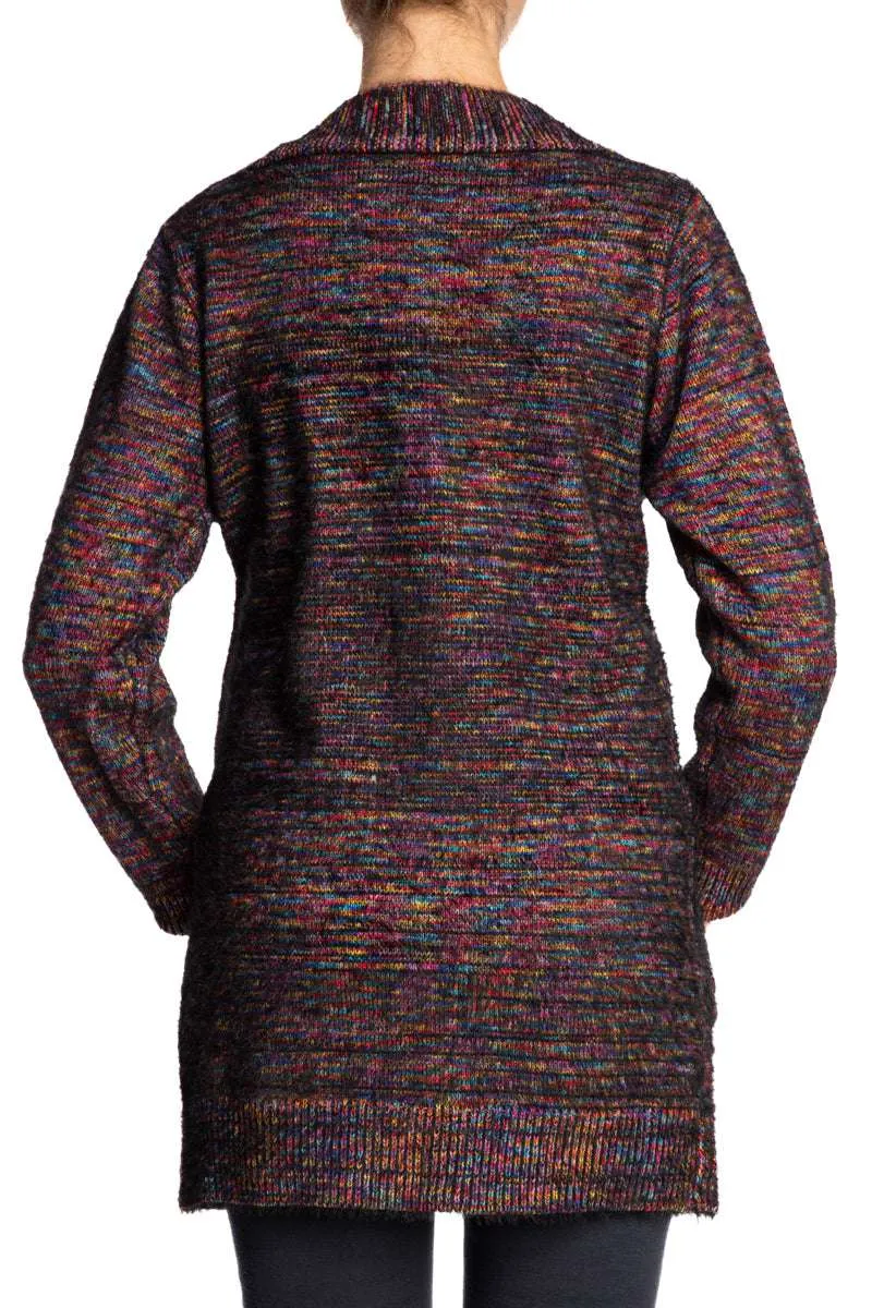 Women's Long Cardigan Multi Colour Soft Quality Stretch Fabric With Pockets Sizes XL-XXL