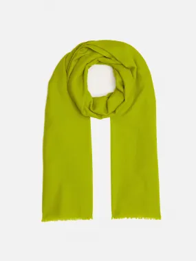 Wool Silk Pashmina | Lime