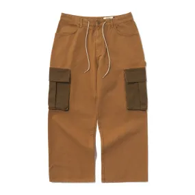 WORK WIDEFIT HEAVY CARGO PANTS BROWN