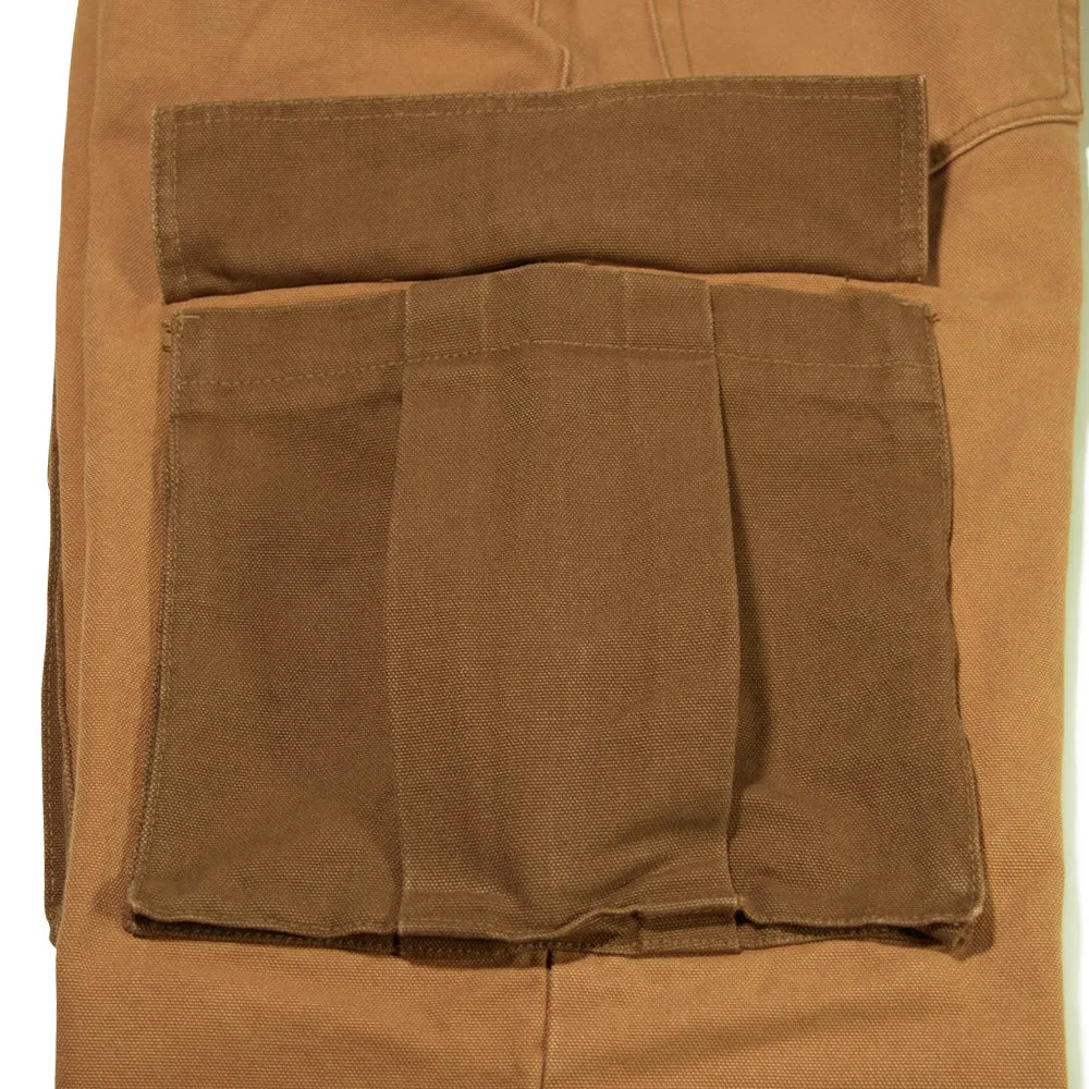 WORK WIDEFIT HEAVY CARGO PANTS BROWN