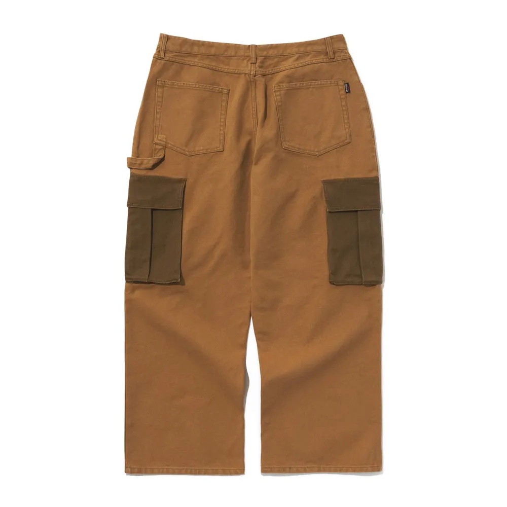 WORK WIDEFIT HEAVY CARGO PANTS BROWN